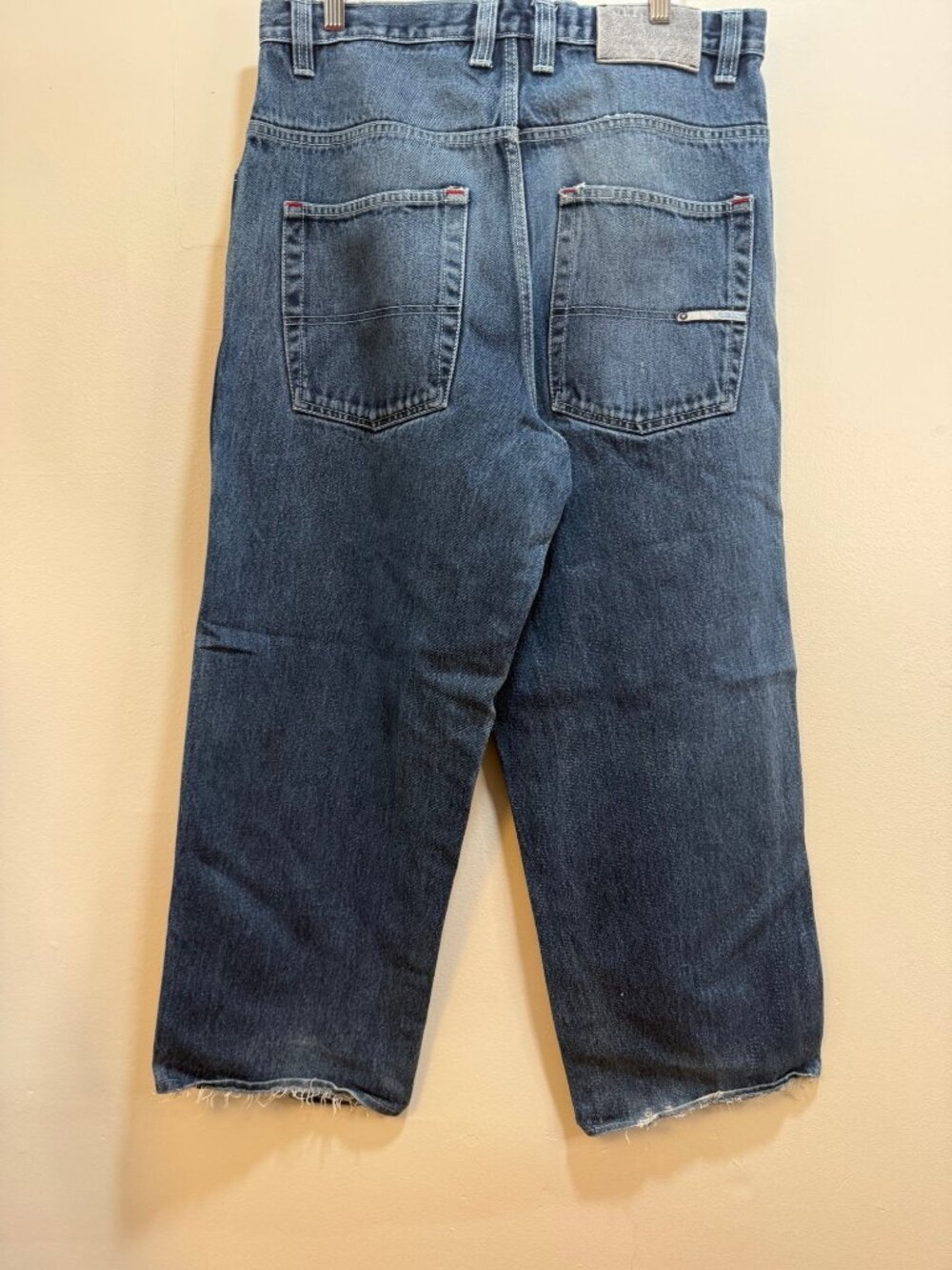 Southpole  Distressed Denim Jeans With Frayed Hem Vintage Rare Limited